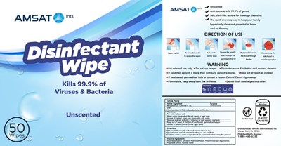 Disinfectant Wipe 50.jpg 50 wipes - Disinfectant Wipe 50